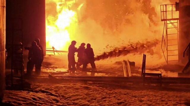 آتشسوزی گسترده در بندر چارک