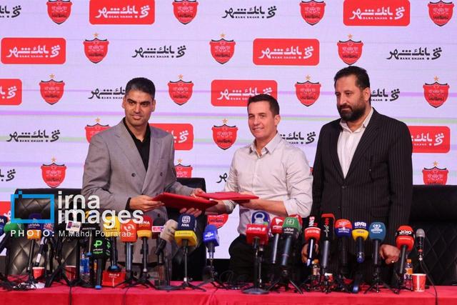 قرارداد رسمی اوسمار با پرسپولیس امضا شد +فیلم