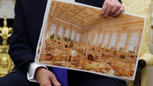 جیب مالیاتدهندگان آمریکا، سنگ بنای سالن رقص ترامپ