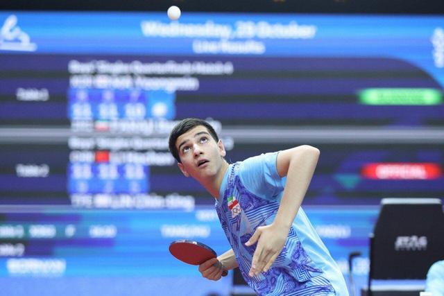 بازیهای آسیایی جوانان؛ بُرد درخشان پدیده تنیسروی میز ایران و قطعی شدن مدال برنز + فیلم