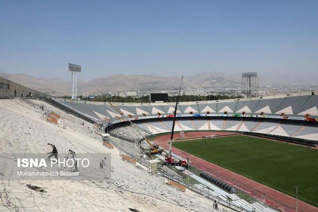 فیلم/ آخرین روند بازسازی ورزشگاه آزادی