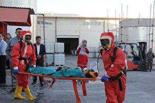 اولین مانور پدافند شیمیایی استان زنجان به روایت تصویر