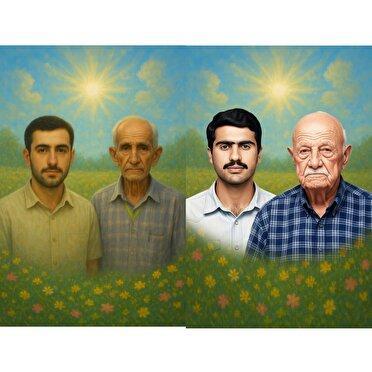 آسمانی شدن دو پدر شهید در سیاهکل