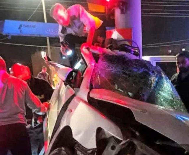 واژگونی مرگبار یک تویوتا در پل رسالت همدان