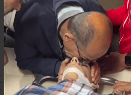 لحظهای تلخ وداع پدر با پسرش در شمالشرق رامالله