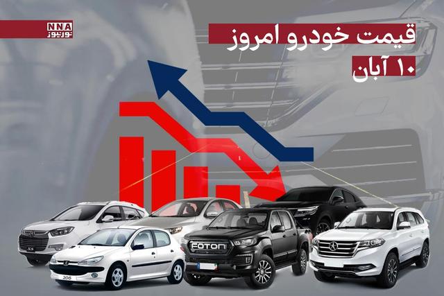 قیمت خودرو داخلی و خارجی امروز شنبه 10 آبان 1404+ جدول