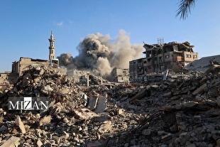 تخریب ساختمانهای مسکونی در شهر غزه/ اجساد ۳ زندانی صهیونیست تحویل داده شد