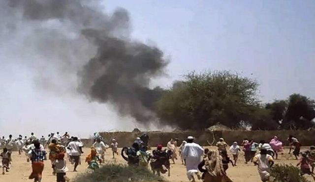 تصاویر هوایی از قتل عام وحشتناک مردم در سودان + ویدئو