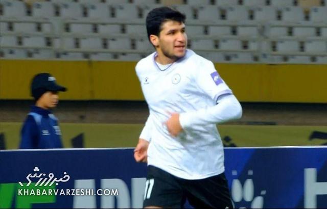 ویدیو| گل اول آخال ترکمنستان به سپاهان توسط میرزایف