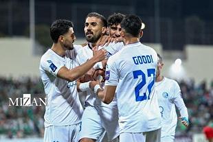 توقف استقلال مقابل الوحدات در اردن/ شانس صعود زنده ماند +فیلم