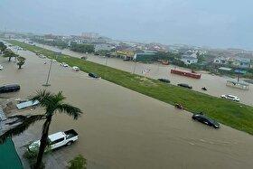 ویدئو| طوفان سهمگین در فیلیپین