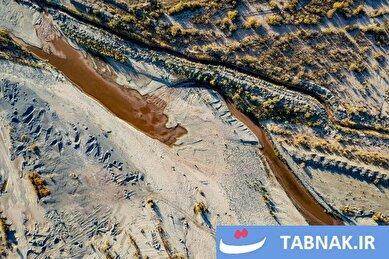 عکس: قزل اوزن؛ آیینهی بحران آب ایران