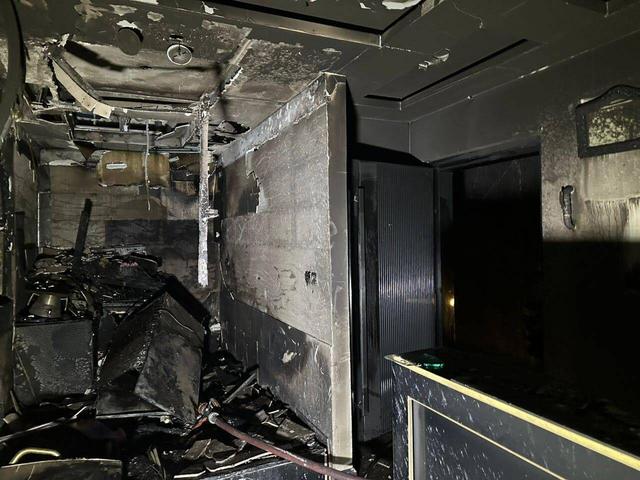 آتشسوزی ساختمان اداری در بزرگراه ستاری تهران