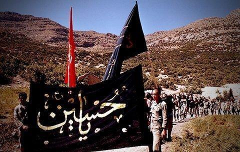 پاره کردن پرچم آمریکا توسط رزمندگان ایرانی در جبهه ها + تصویر