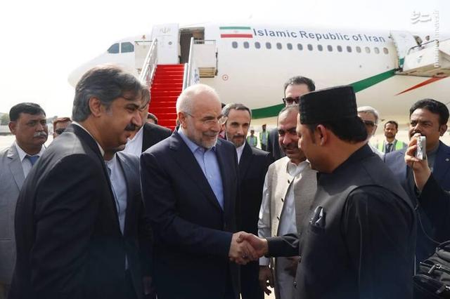 عکس/ استقبال از قالیباف در بدو ورود به کراچی پاکستان