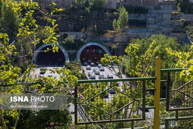 هر دو مسیر تونل رسالت امشب مسدود است