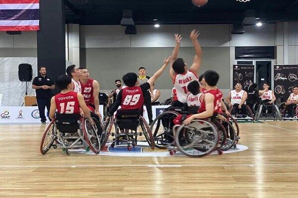 برتری تیم ملی بسکتبال با ویلچر مردان برابر چین