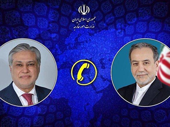 عراقچی در گفتگوی تلفنی با همتای پاکستانی بر ضرورت ادامه گفتوگوها با افغانستان برای کاهش تنش تاکید کرد