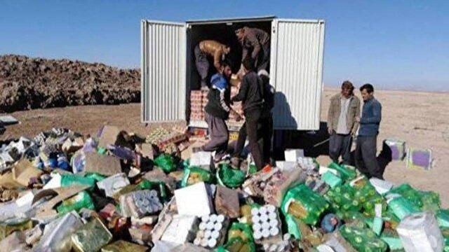 ۱۴.۵ تُن مواد غذایی فاسد در سنندج معدوم شد