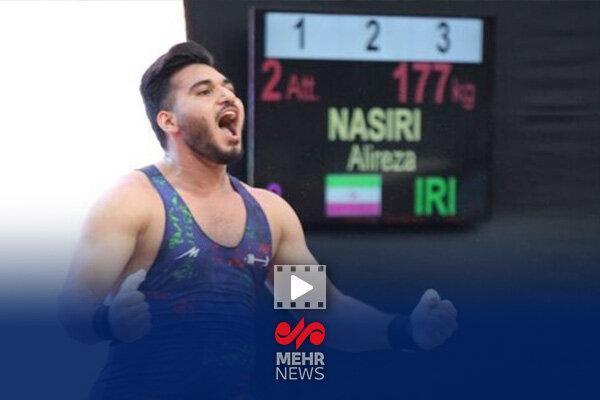علیرضا نصیری در دو ضرب مدال نقره گرفت