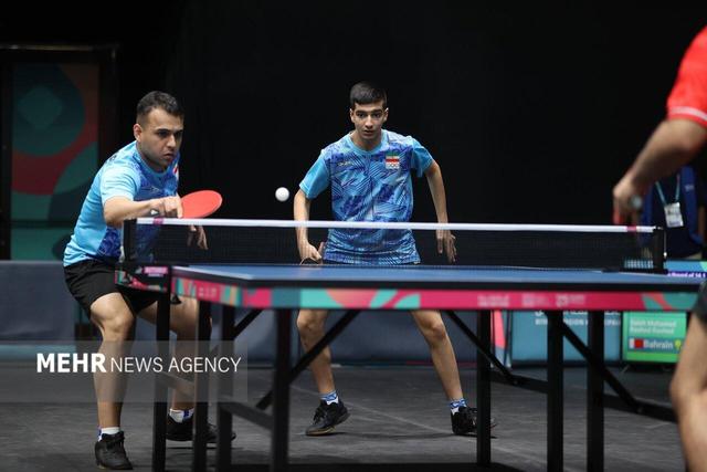 تیم دوبل تنیس روی میز مردان صاحب مدال برنز شد