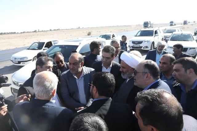 بازدید اعضای کمیسیون اصل نود از جاده کمربندی شرقی سیرجان