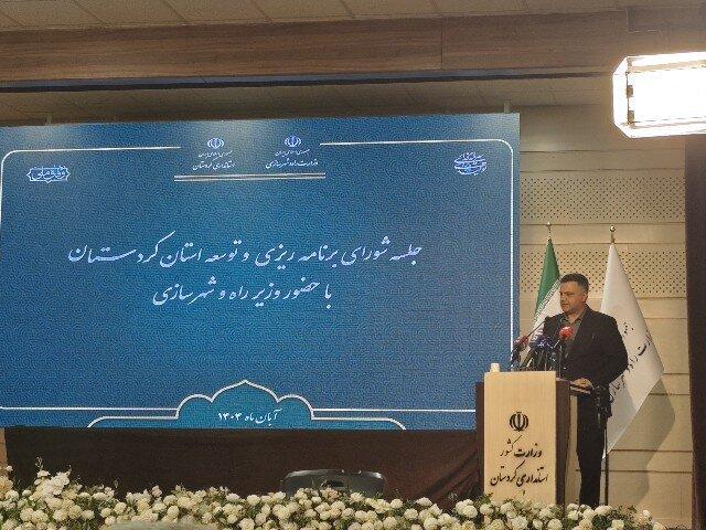 مرادی: راه روستایی کردستان با میانگین کشوری بیس از ۱۲ درصد فاصله دارد