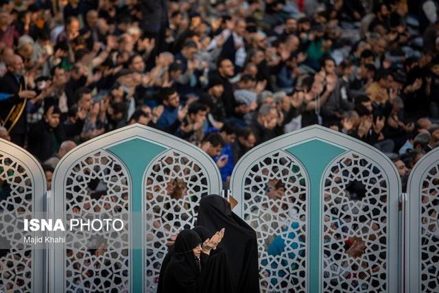 اقامه نماز طلب باران - امامزاده صالح (ع)