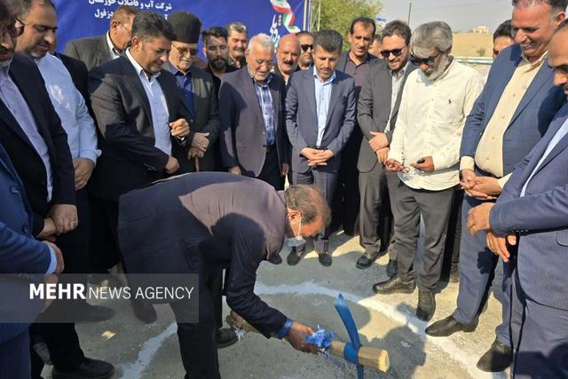 عملیات اجرایی ۲ طرح بزرگ آبرسانی در مناطق شهری و روستایی دزفول آغاز شد