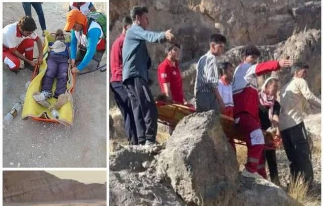 کوهنورد مصدوم در منطقه صعبالعبور قلعه حیدر شهرستان گناوه نجات یافت