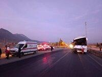 تصادف اتوبوس و تریلی در میامی