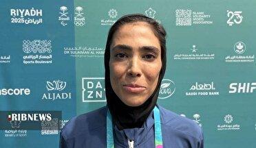 رقابت سهیلا منصوریان در نیمه نهایی ششمین دوره بازیهای همبستگی اسلامی ۲۰۲۵