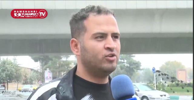 واکنش های جالب مردم به بارش باران پاییزی | از ماندن زیر این باران لذت میبرم + ویدئو