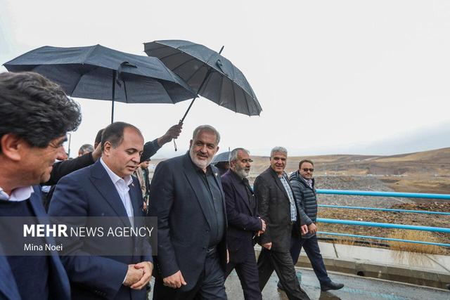 آئین کلنگ زنی طرح آبرسانی سد کلقان در آذربایجان شرقی