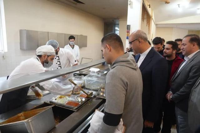 بازدید استاندار از وضعیت سلفسرویس دانشگاه علوم پزشکی کرمانشاه