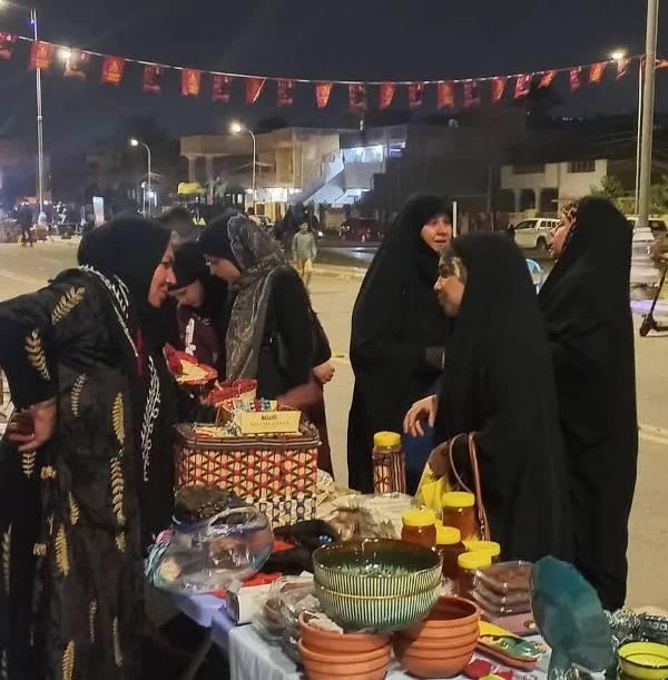 درخشش هنرمندان ایلامی در هفتمین نمایشگاه صنایعدستی کوت واسط عراق