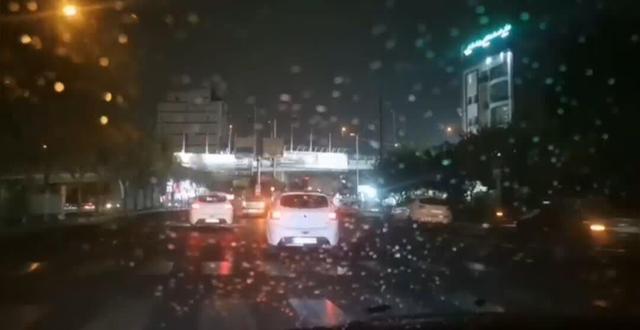 بارش باران در محدوده گیلاوند