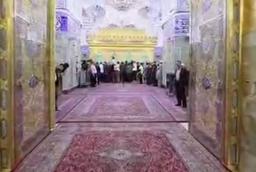 فیلم/ فرشهای حرم حضرت عباس(ع) تعویض شد