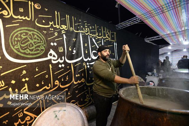 پخت چهل دیگ نذری در همدان