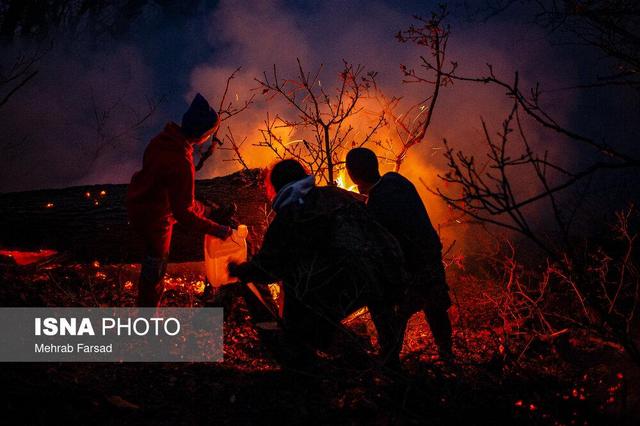 وزش باد کانونهای خاموششده آتش در جنگلهای دیزمار را دوباره شعلهور کرد