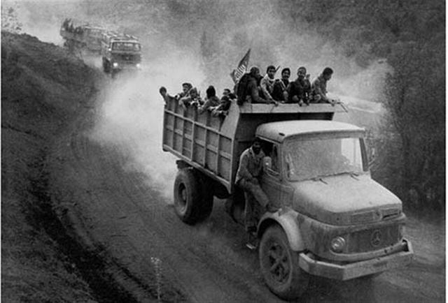 وقتی کامیون زیر آتش قرار میگرفتند