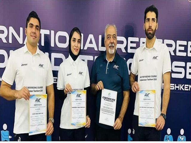 درخشش بانوی داور والیبال سمنان در آسیا