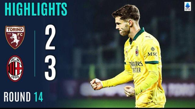 ویدیو| خلاصه بازی تورینو ۲ - میلان ۳/ عجب کامبکی!
