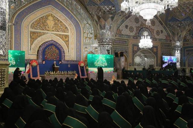 با حضور تولیت آستان قدس رضوی انجام شد اجتماع باشکوه بانوان خدمه حرم مطهر رضوی در حرم امام رضا (ع)