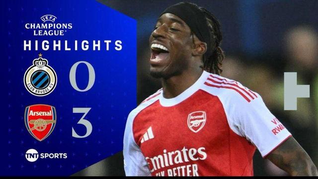 ویدیو| خلاصه بازی کلوب بروژ ۰ - آرسنال ۳/ بریس زویمندی و مادوئکه در پاس گل و گل!