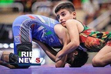 مسابقات استانی کشتی فرنگی نوجوانان در دهگلان