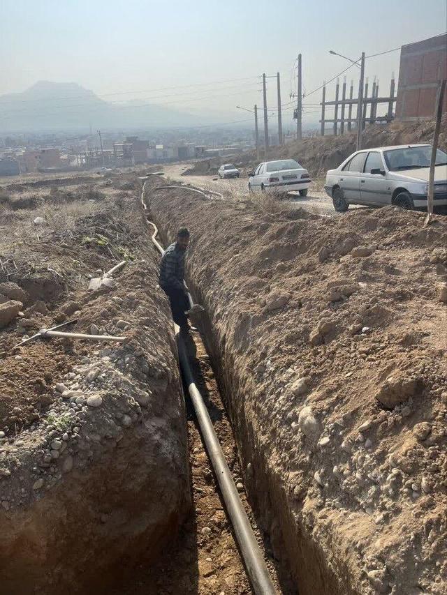 آغاز عملیات لولهگذاری پروژه آبرسانی به شهرک مسکن ملی جوانان در کلاله