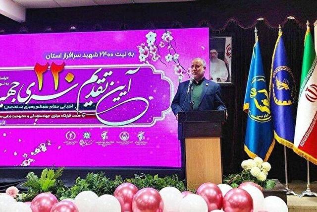 ۲۲۰ سری جهیزیه به نوعروسان خراسانجنوبی اهدا شد