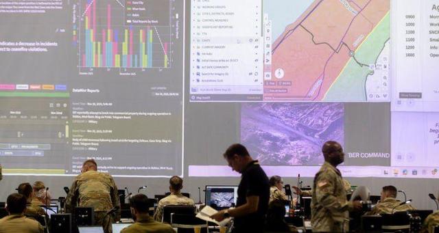 رصد پنهانی غزه از اتاق عملیات کریات گات در پایگاه آمریکایی