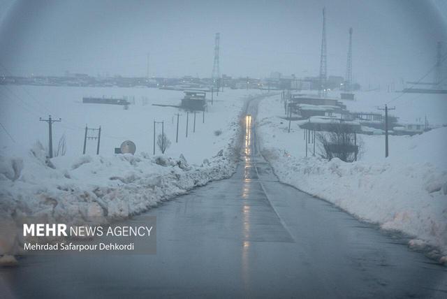 یخبندان در محورهای کوهستانی به سمت شاهرود؛ از سفر غیر ضروری پرهیز شود